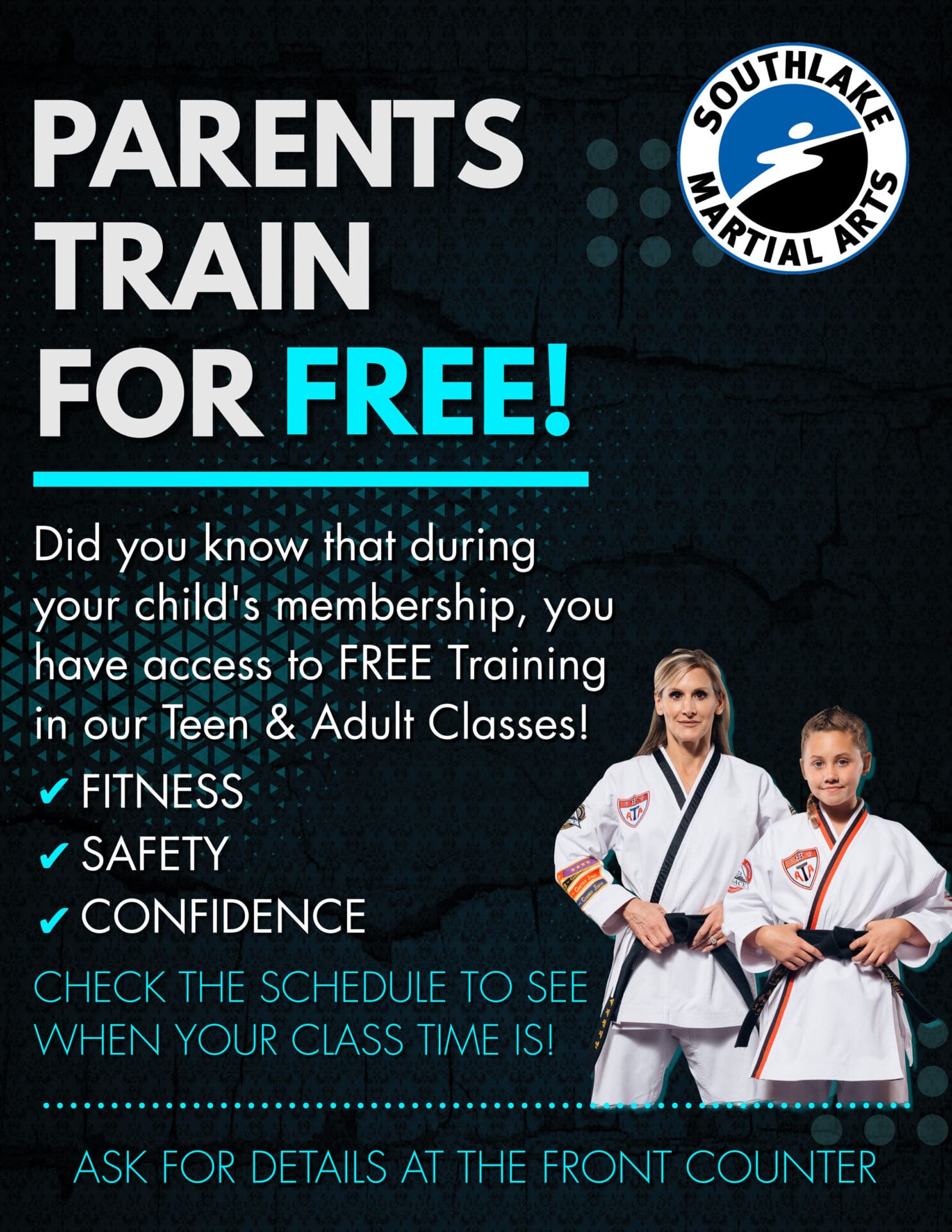 Parents Train For Free